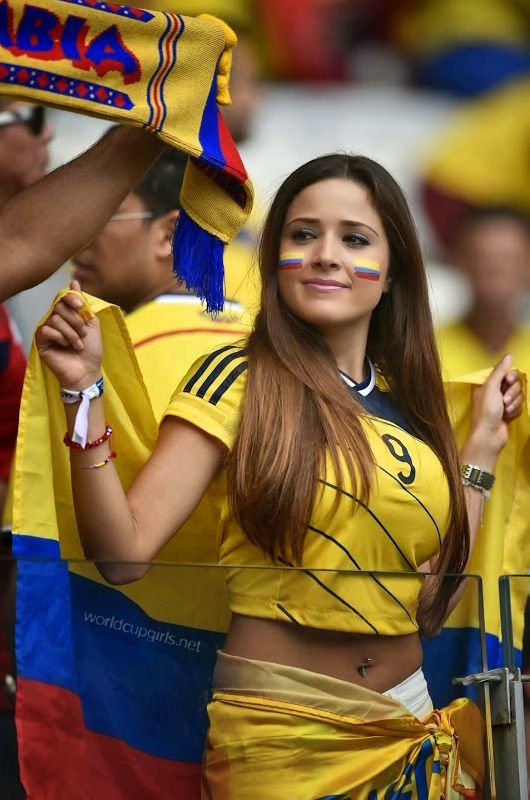 Columbian soccer fan