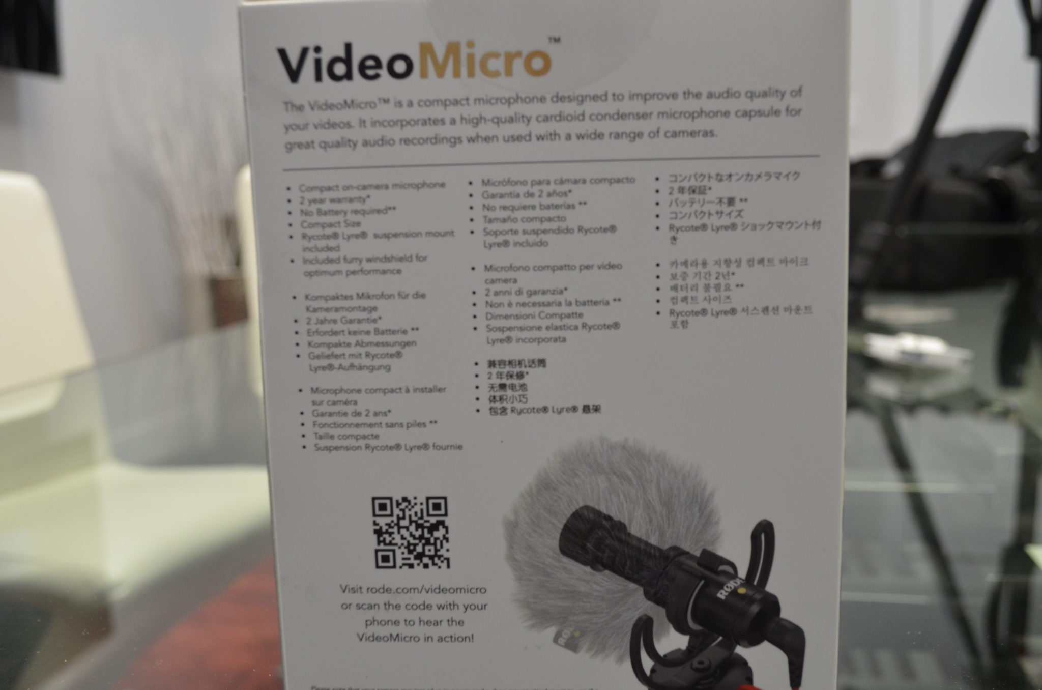 Rode Video Micro Specs
