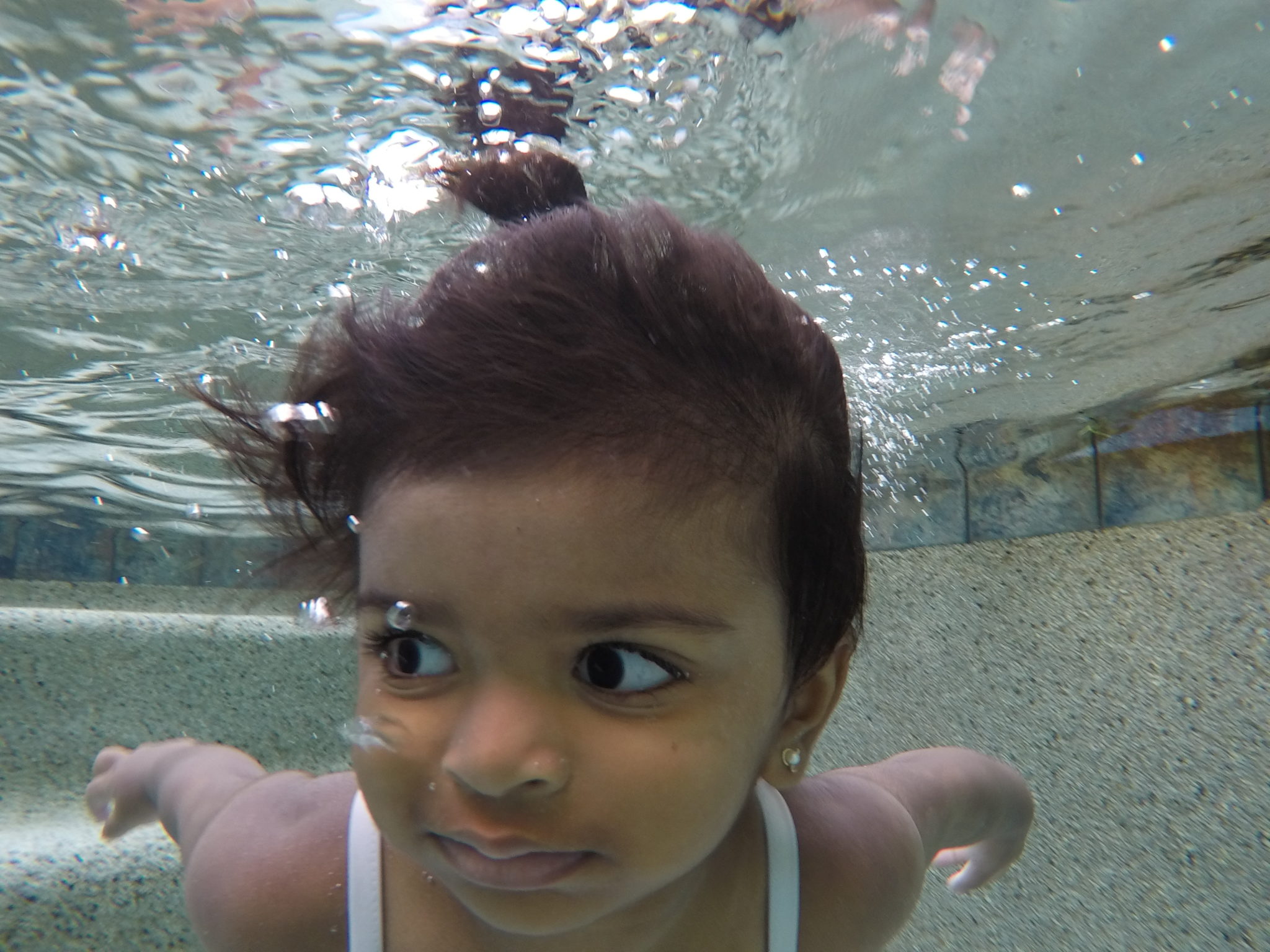 1.5 year old swimming