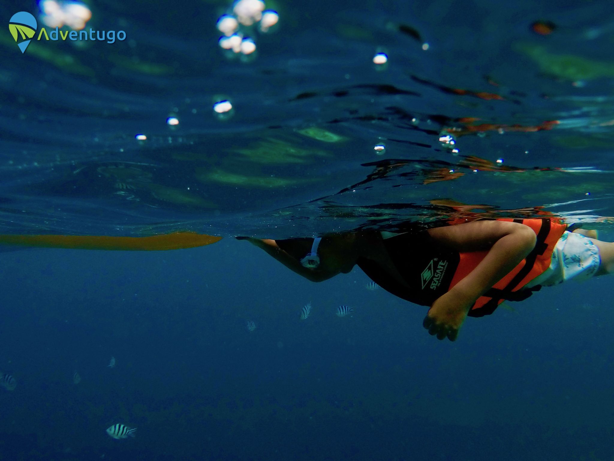 Swimming in El Nido, El Nido Shipwreck, Palawan, Philippines