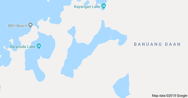 Kayangan lake map