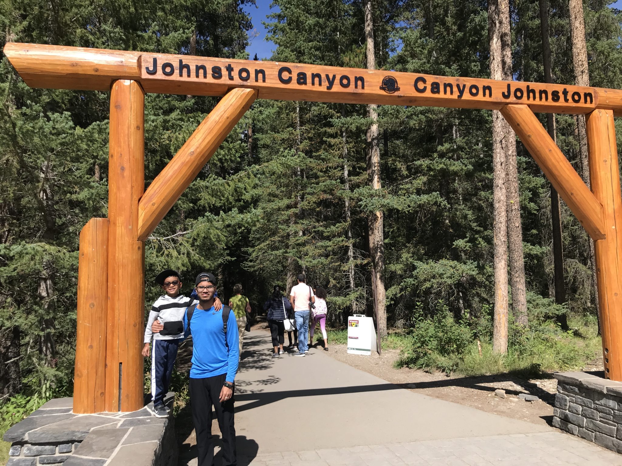 Johnston Canyon Banff Hike Entrance