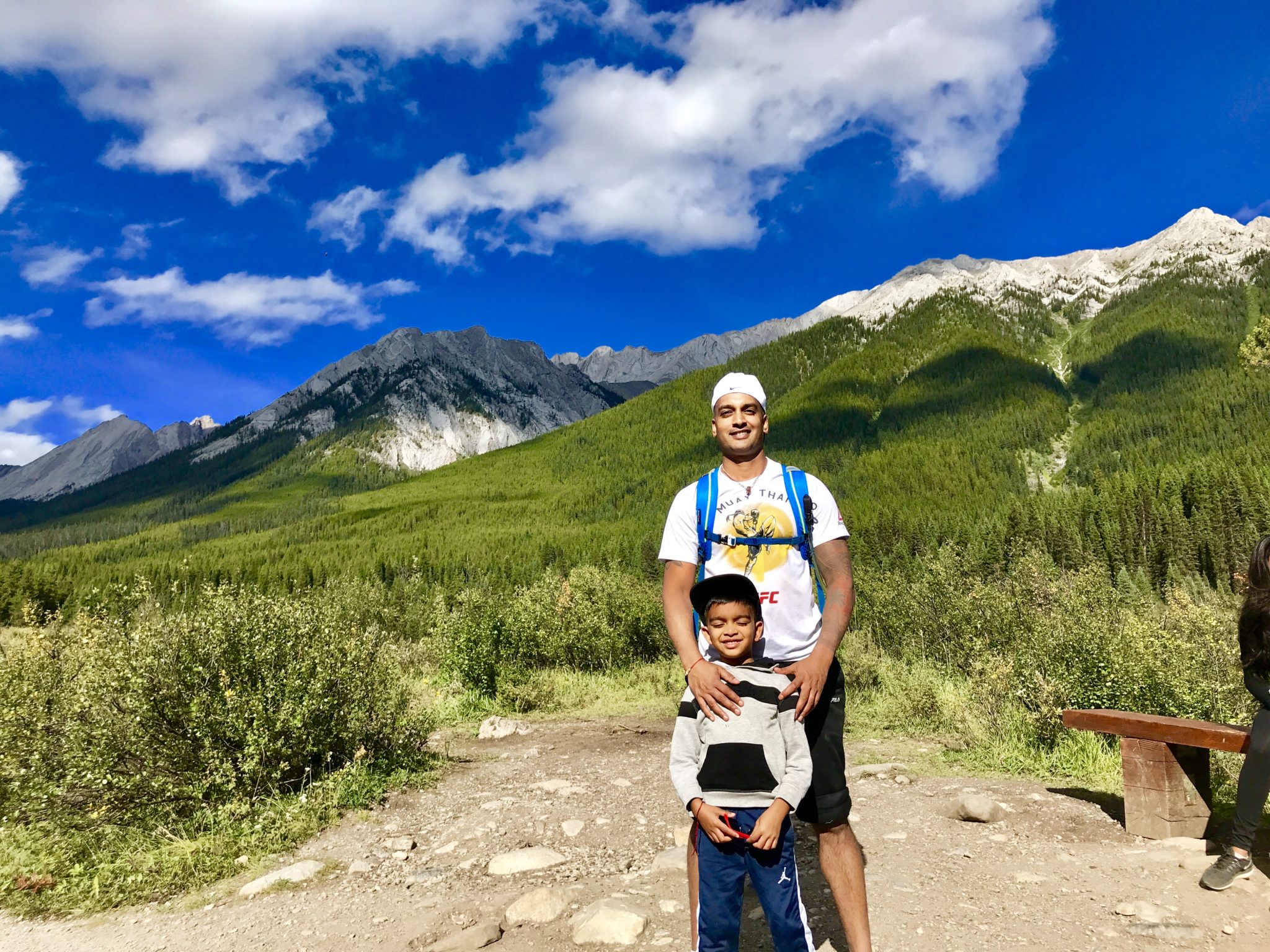 Hiking Johnston Canyon and Inkpots with Kids