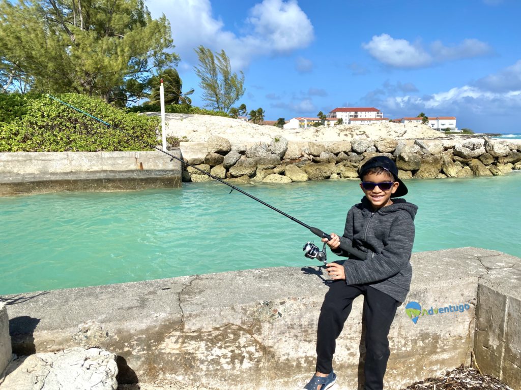 Portable fishing rods. Bahamas packing guide